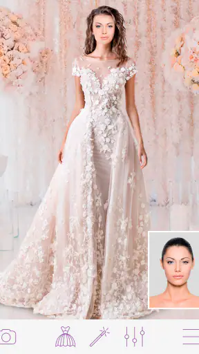 Wedding Dress Photo Montage