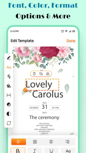 Wedding Invitation Maker App