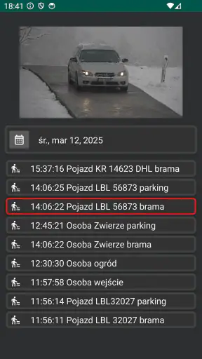 Widok Kamery IP
