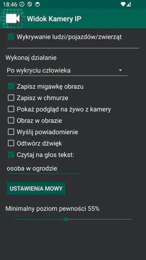 Widok Kamery IP