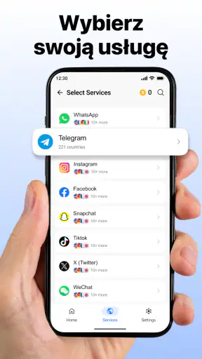 Wirtualny Numer i SMS - GetOTP
