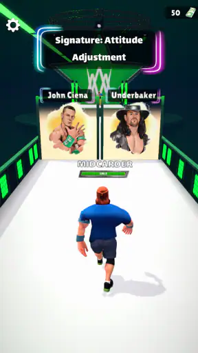 Wrestling Trivia Run: Fight