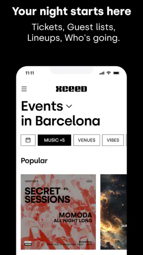 XCEED: Club & Event Tickets