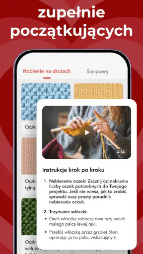 YarnPal: Szydełkowanie i druty