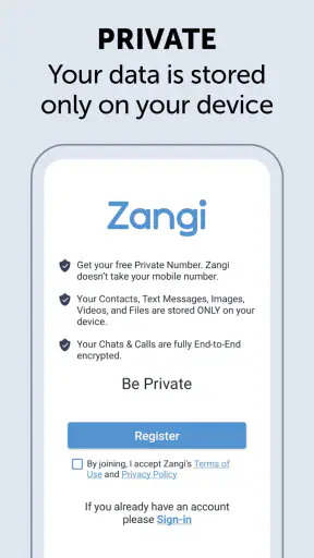 Zangi - Private Messenger