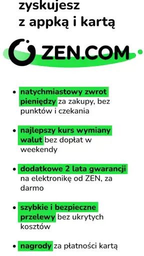 ZEN.COM – Cashback i płatności