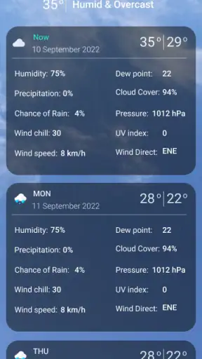 9Weather: พยากรณ์อากาศ