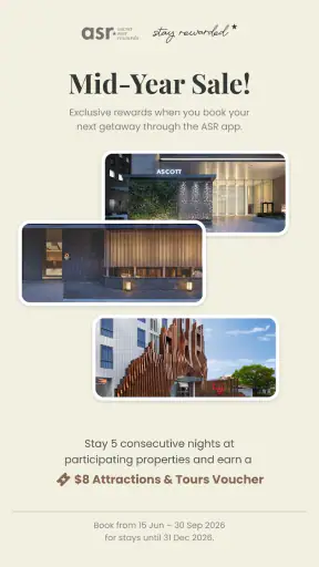 Ascott Star Rewards: Book Stay
