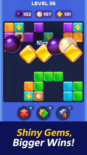 Block Blitz: Gems Puzzle