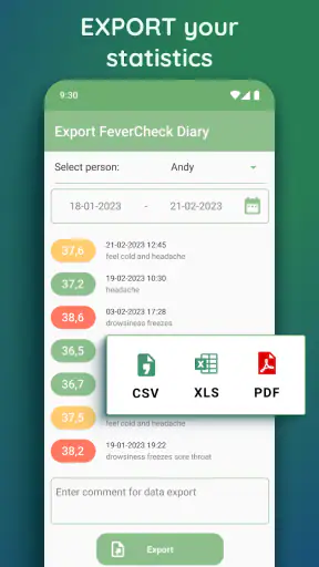 Body Temperature・Fever Tracker
