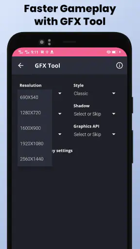 Game booster GFX Fire Fix