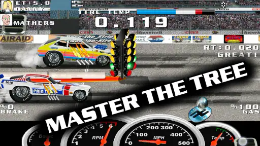 Burn Out Drag Racing