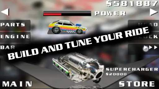 Burn Out Drag Racing