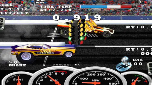 Burn Out Drag Racing