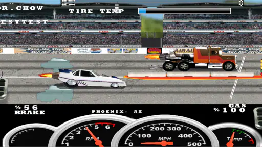 Burn Out Drag Racing