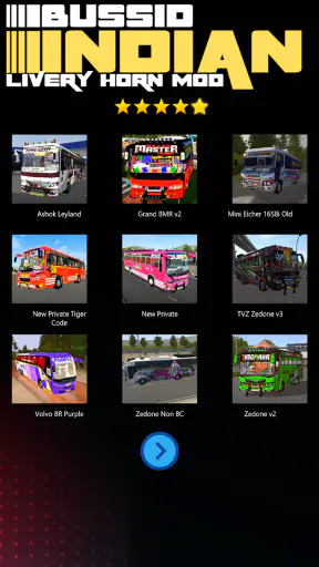 Bussid Indian Livery Horn Mod