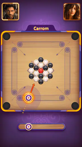 Carrom Go-Disc Board Game