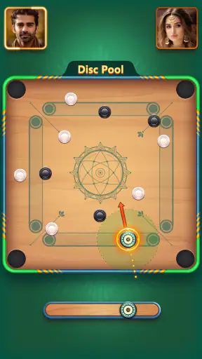 Carrom Go-Disc Board Game