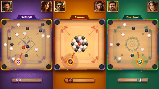 Carrom Go-Disc Board Game