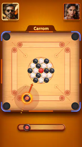 Carrom Go-Disc Board Game