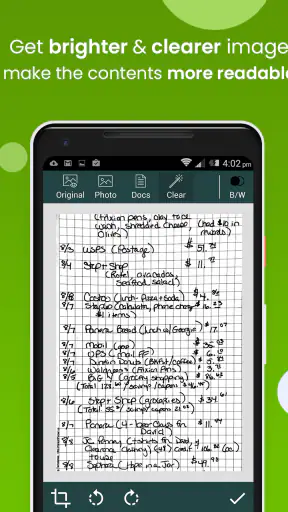 ClearScanner - สแกนเอกสาร pdf