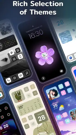 วิดเจ็ตสีสัน ธีม: iWidgets
