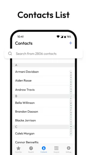 Contacts: Phone Calls & Dialer