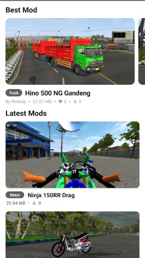 Drag Bike Simulator Mod Bussid