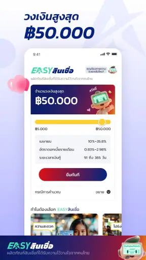 EASY สินเชื่อ-กู้เงินถูกกฎหมาย