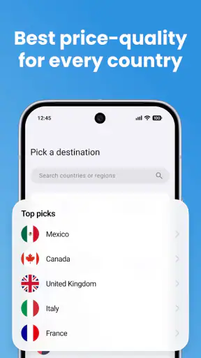 eSim Prepaid Mobile Travel App