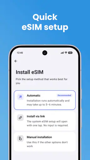 eSim Prepaid Mobile Travel App