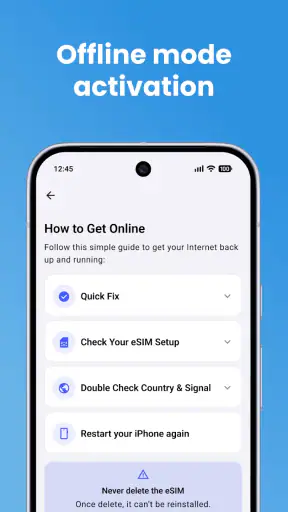 eSim Prepaid Mobile Travel App