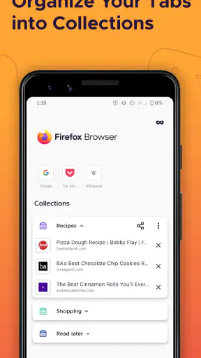 Firefox เบราว์เซอร์ส่วนตัว