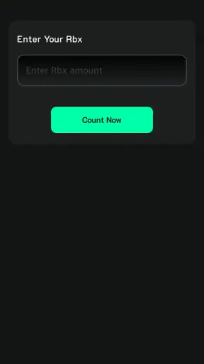Get Rbux Counter & RBX Calc