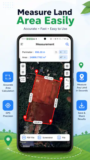 GPS Fields Area Measure