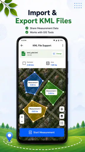 GPS Fields Area Measure