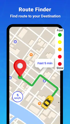 GPS Map Driving Directions