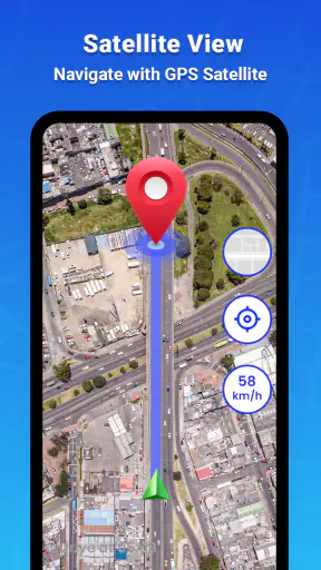 GPS Map Driving Directions