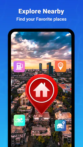 GPS Map Driving Directions
