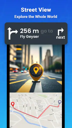 GPS Map Driving Directions