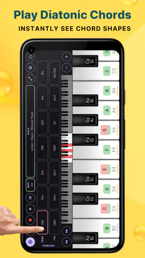 Grand Piano and Keyboard