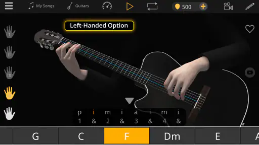 Guitar 3D - คอร์ดพื้นฐาน