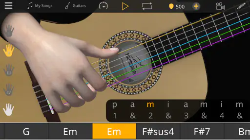 Guitar 3D - คอร์ดพื้นฐาน