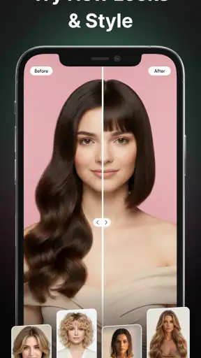 Hair Color & Hairstyle Try On