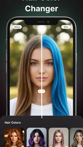 Hair Color & Hairstyle Try On