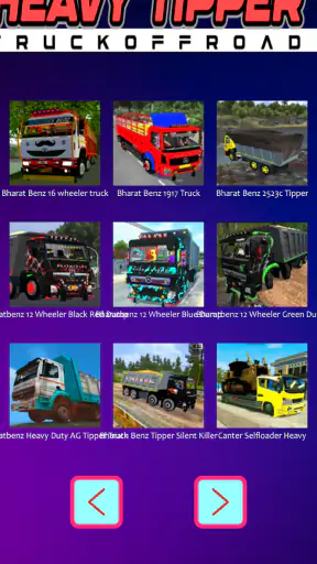 Heavy Tipper Truck Offroad