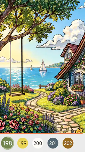 HueNook: Happy Coloring