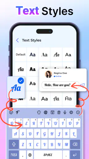 iphone 15 Keyboard Fonts Emoji