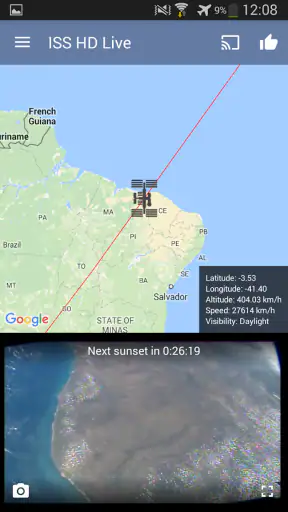 ISS Live Now: Live Earth View