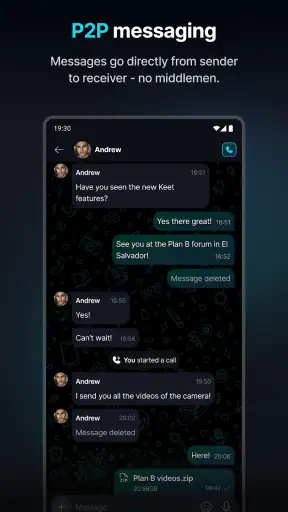 Keet - Private Encrypted Chat